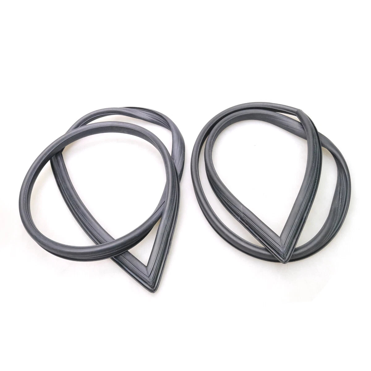 Rear Side Window Weatherstrip x2 for Nissan Datsun Bluebird 510 Wagon 1968-1973