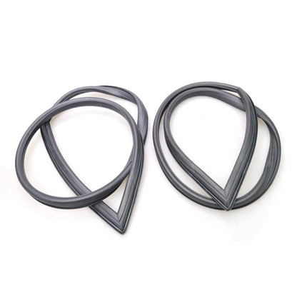 Rear Side Window Weatherstrip x2 for Nissan Datsun Bluebird 510 Wagon 1968-1973