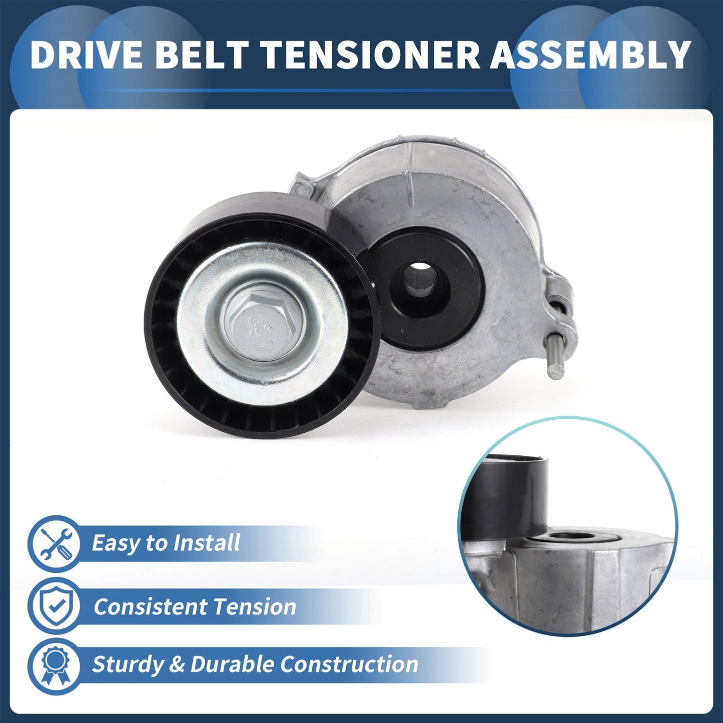 Belt Tensioner for Citroen C4 (2004–2011) No. 5751E9 Metal