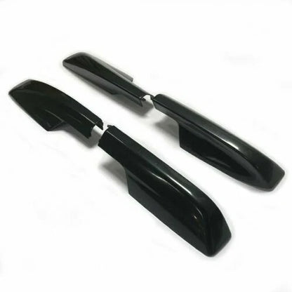4 x Black Roof Rack Cover Rail End Shell for Toyota Highlander (2001–2007)
