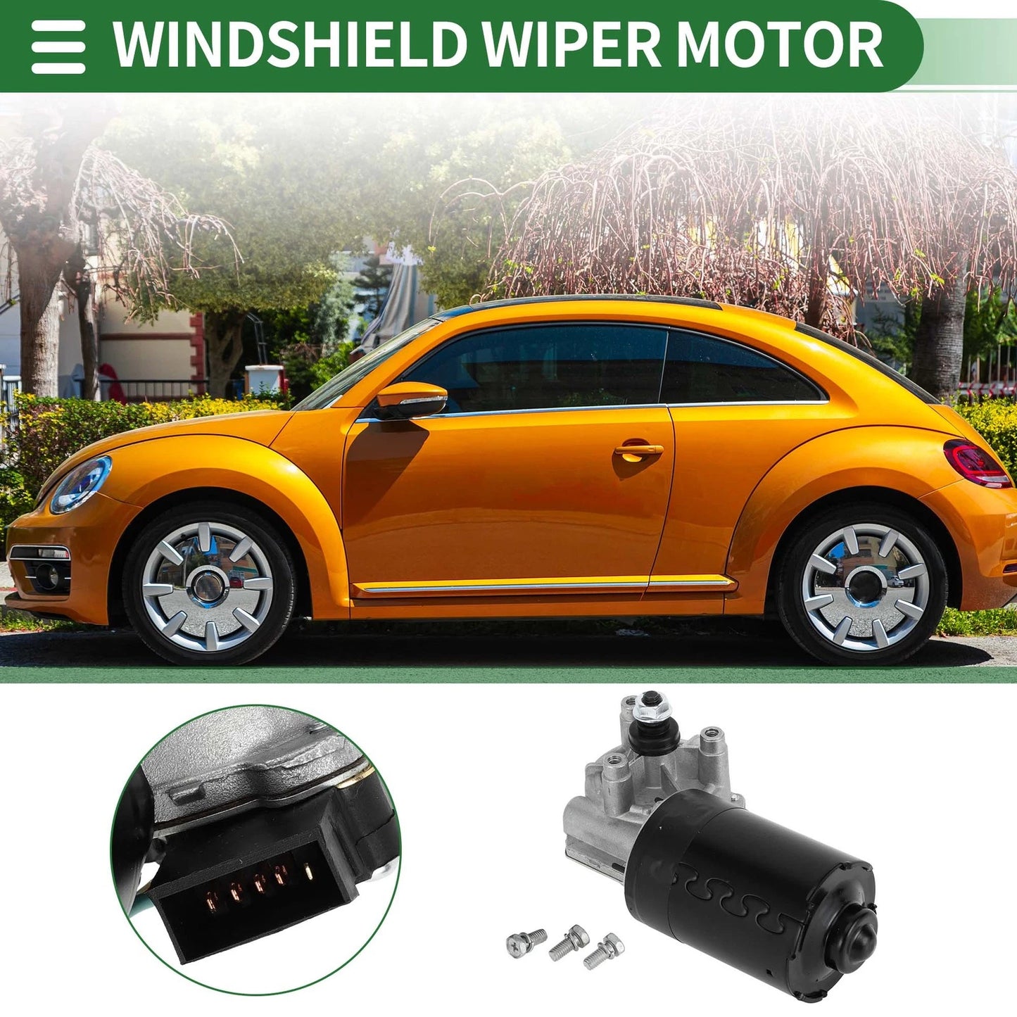 Front Windshield Wiper Motor for Golf (1991–2001) No. 1C1955113B/1HM955113C/535955119A