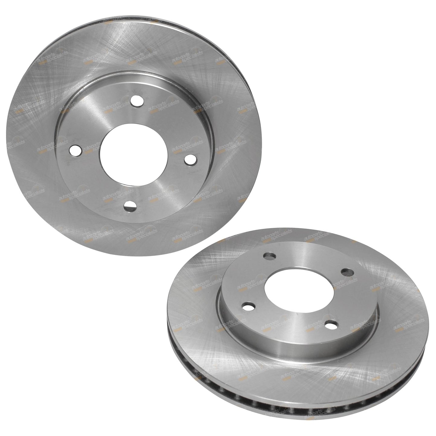 2 Front Disc Brake Rotors for Nissan Tiida C11 (2006–2013)