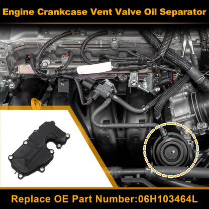 Engine Crankcase Vent Valve Oil Separator for Audi A3 (2006–2013) No. 06H103464L