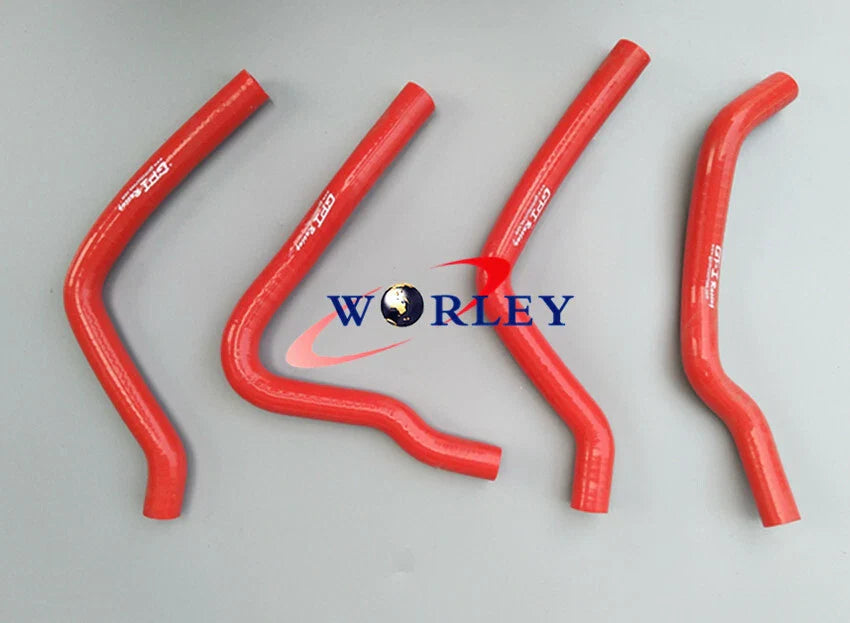 Green Silicone Radiator Hose for Kawasaki KX125 (1990-1993)