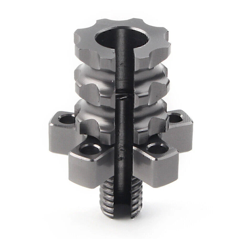 CNC M8 Clutch Brake Cable Adjuster Screw for Motorcycle Dirt Bike Grey