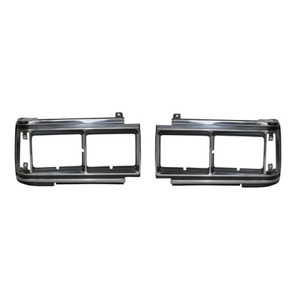 Headlight Door Bezel Light Case Pair for Toyota Land Cruiser BJ60 FJ60 FJ62 HJ60