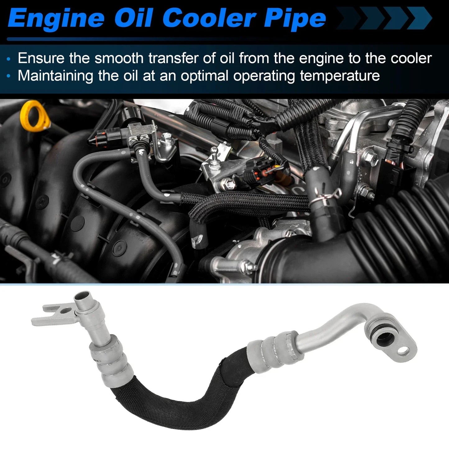 Outlet Oil Cooler Tube for BMW 535i E60/E61 (2008 - 2010)