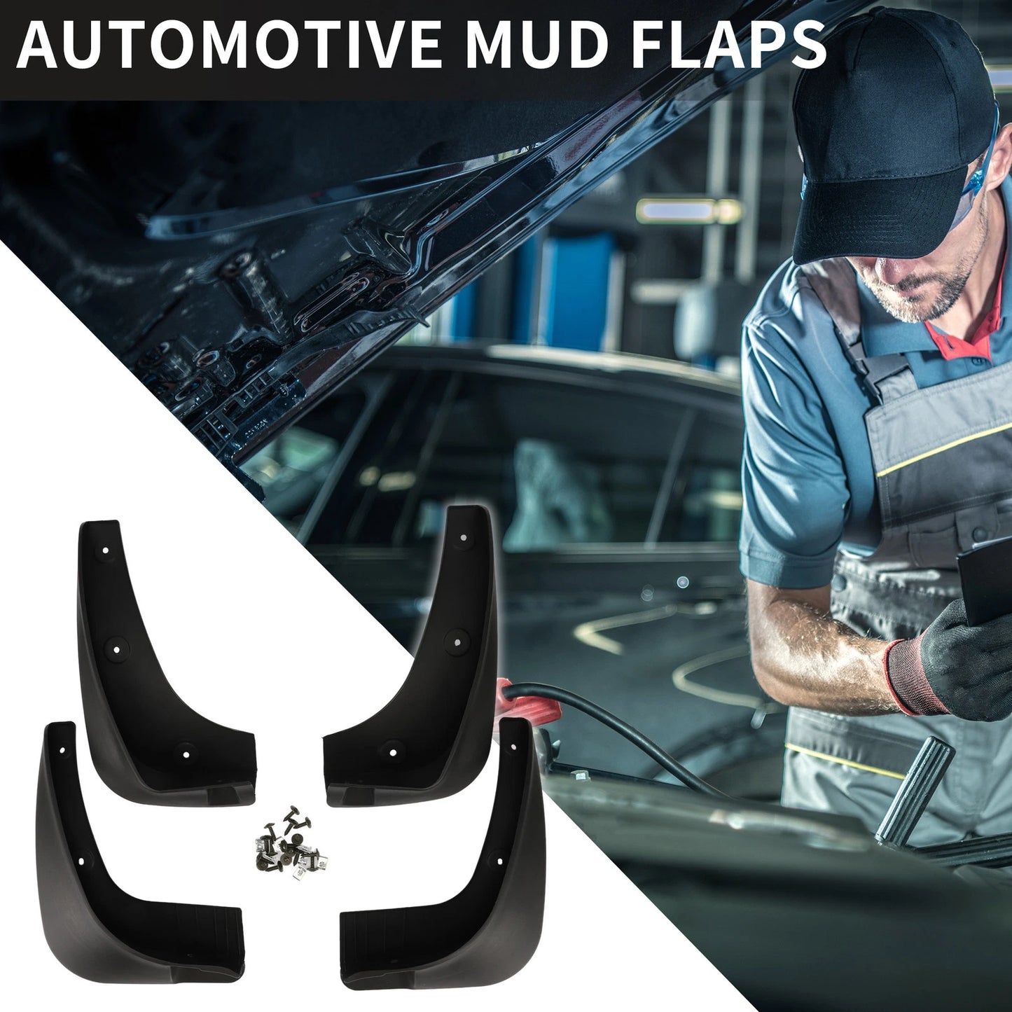 Mud Flap Splash Guard Set for Kia Sportage R (2011–2016)
