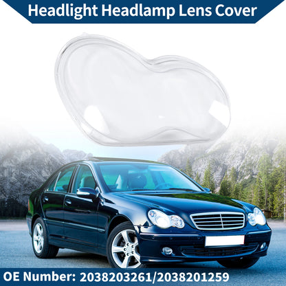 1 Pc Front Right Headlight Lens Cover for Mercedes-Benz (2003–2009) No. 2038203261