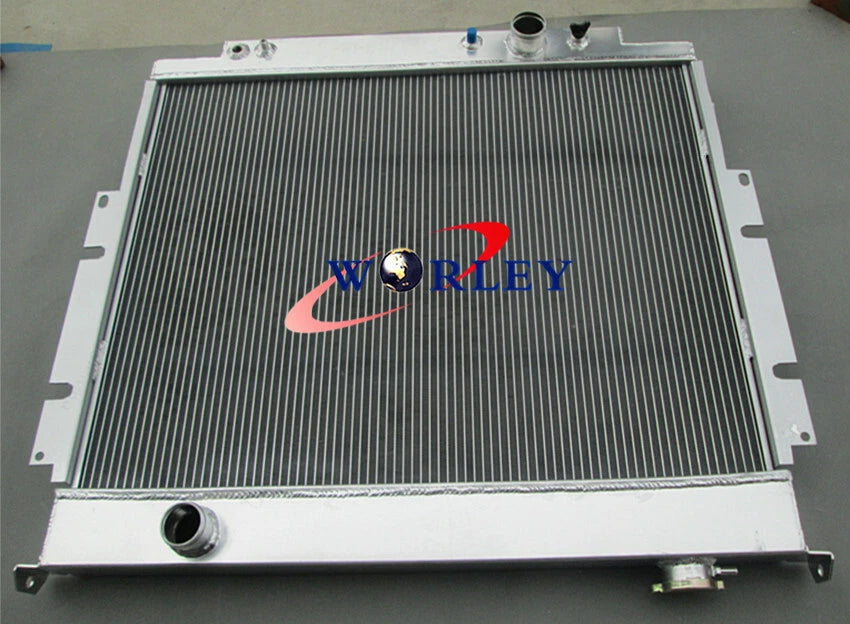 Set of 4 Row Aluminum Radiator for Ford F250 F350 V8 Diesel (1983–1994)