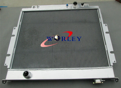 Set of 4 Row Aluminum Radiator for Ford F250 F350 V8 Diesel (1983–1994)