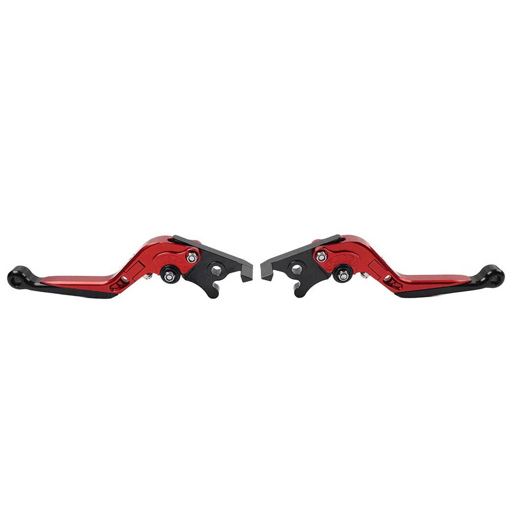 CNC Extendable Brake Clutch Levers for Honda CBR650R CB650F (2014-2023) Red