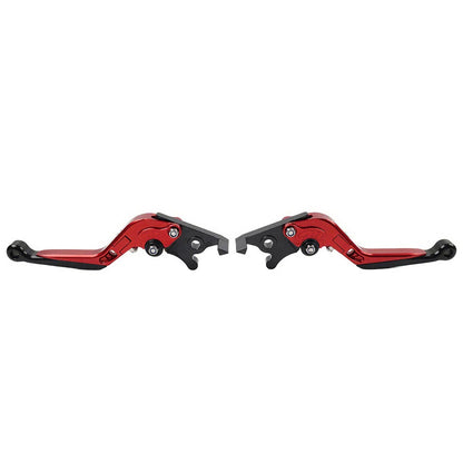 CNC Extendable Brake Clutch Levers for Honda CBR650R CB650F (2014-2023) Red