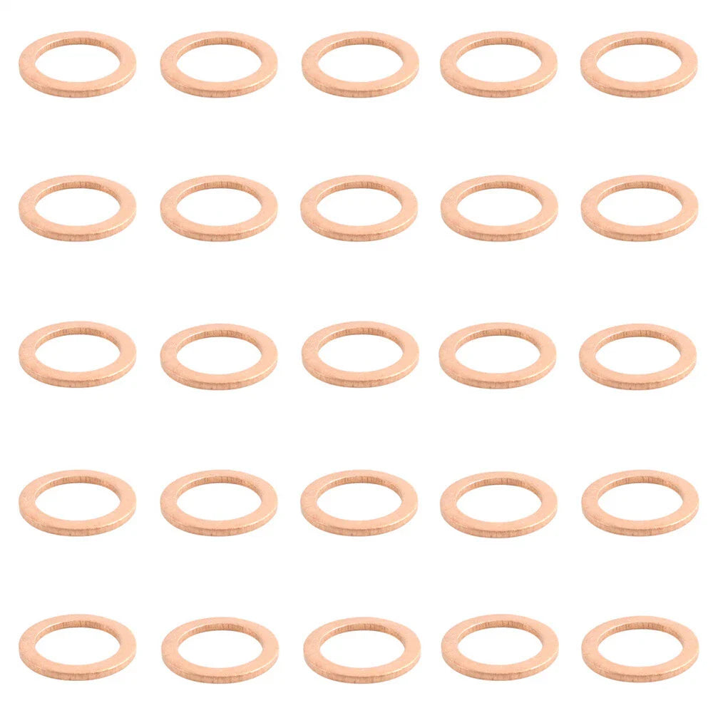 25 x Oil Drain Plug Copper Crush Washers for Benz C450 C63 CLA45 AMG (2015-2020)