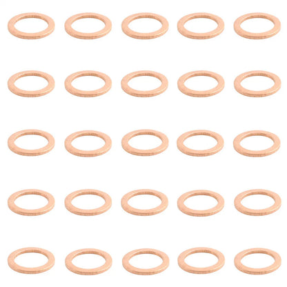 25 x Oil Drain Plug Copper Crush Washers for Benz C450 C63 CLA45 AMG (2015-2020)