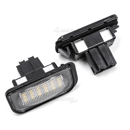 2PCS White LED Rear License Plate Light Bulbs for Mercedes Benz W203 C230 C240