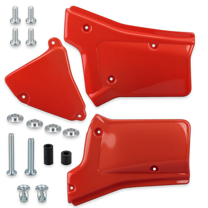 Set of 2 Side Panel Covers for Honda XR200R XR250R (1984–2002) Red