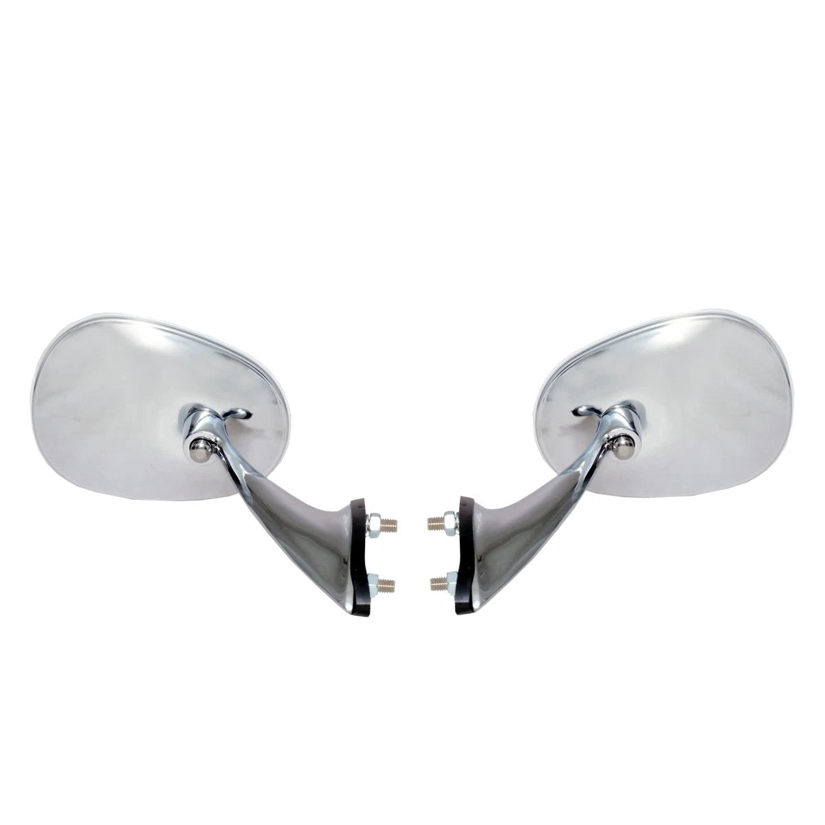 Chrome Ellipse Oval Door Mirror for Classic Cars (1950–1959)
