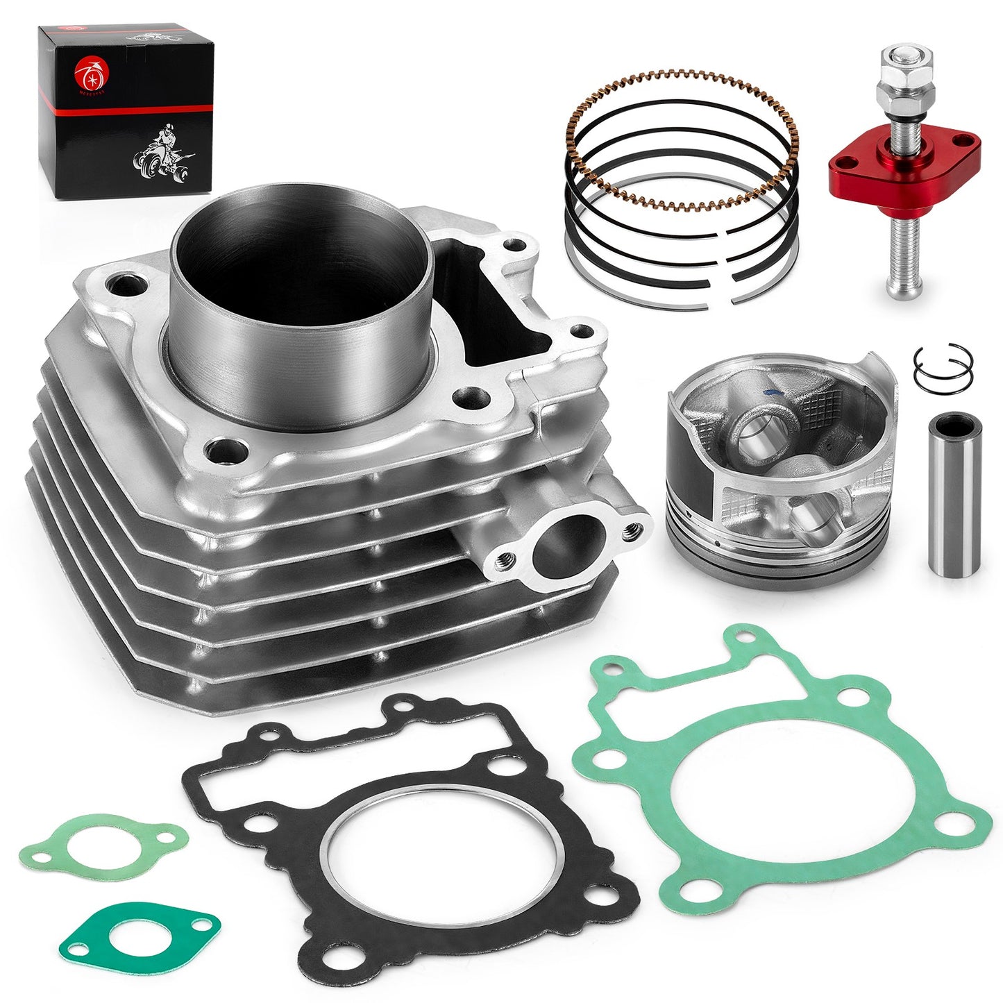 Piston Rings Gasket Kit & Tensioner for Kawasaki Bayou 250 (2003–2011)