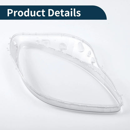Car Front Left Headlight Lens Cover for Chevy Corvette C6 (2005-2013) Clear
