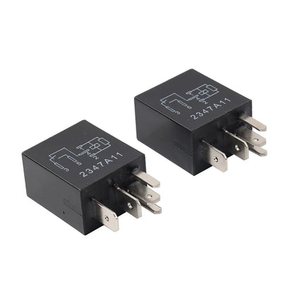 2Pcs 12V DC 5 Pins Automotive Relay for Ford (Selected Vehicles) 8T2T-14B192-BA