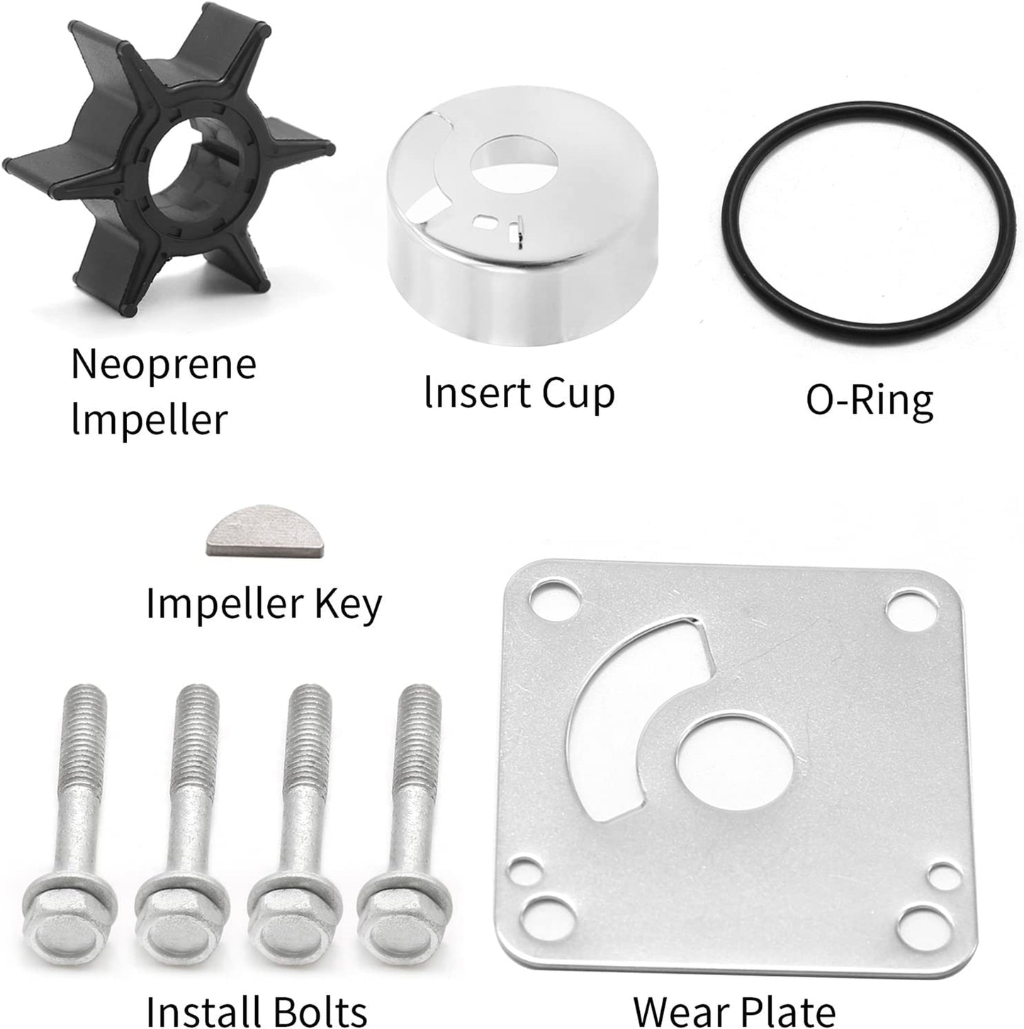 Water Pump Repair Kit for Yamaha 20/25 HP (Two Cylinder)