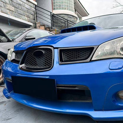 Gloss Black Front Bumper Grille for Subaru Impreza WRX STI (2006–2007)