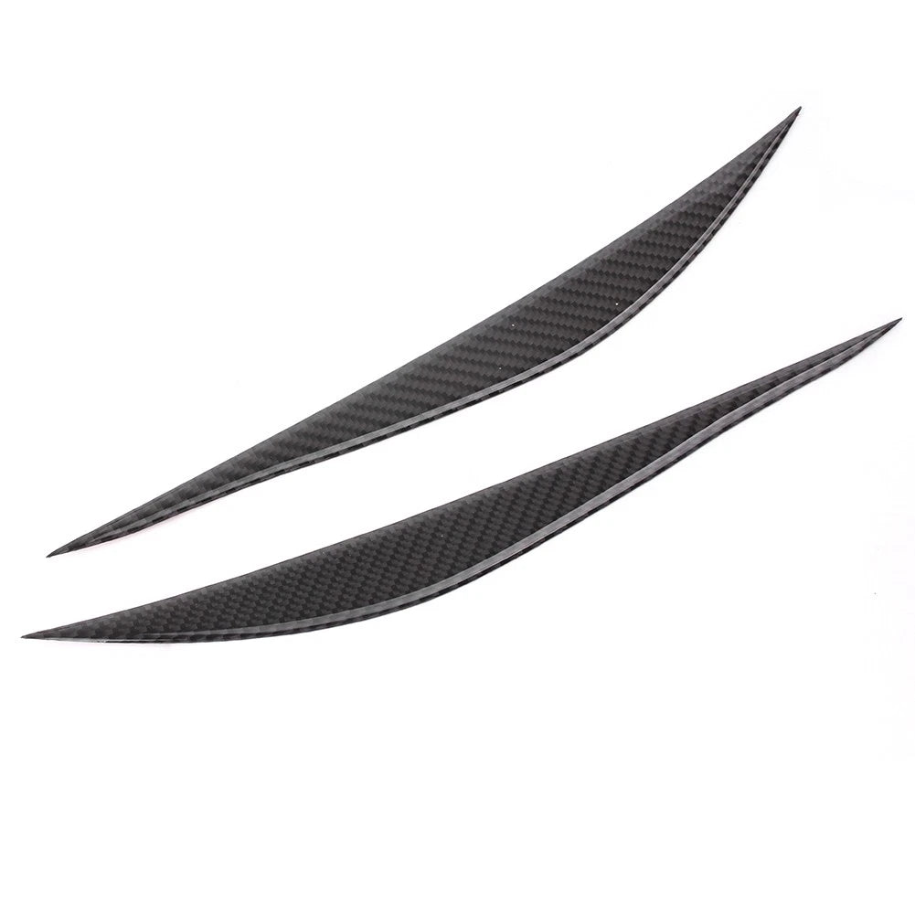 2X Headlight Eyebrow Cover Trim for BMW 3 Series F30 (2013–2017) Carbon Fiber