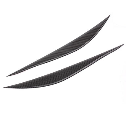2X Headlight Eyebrow Cover Trim for BMW 3 Series F30 (2013–2017) Carbon Fiber