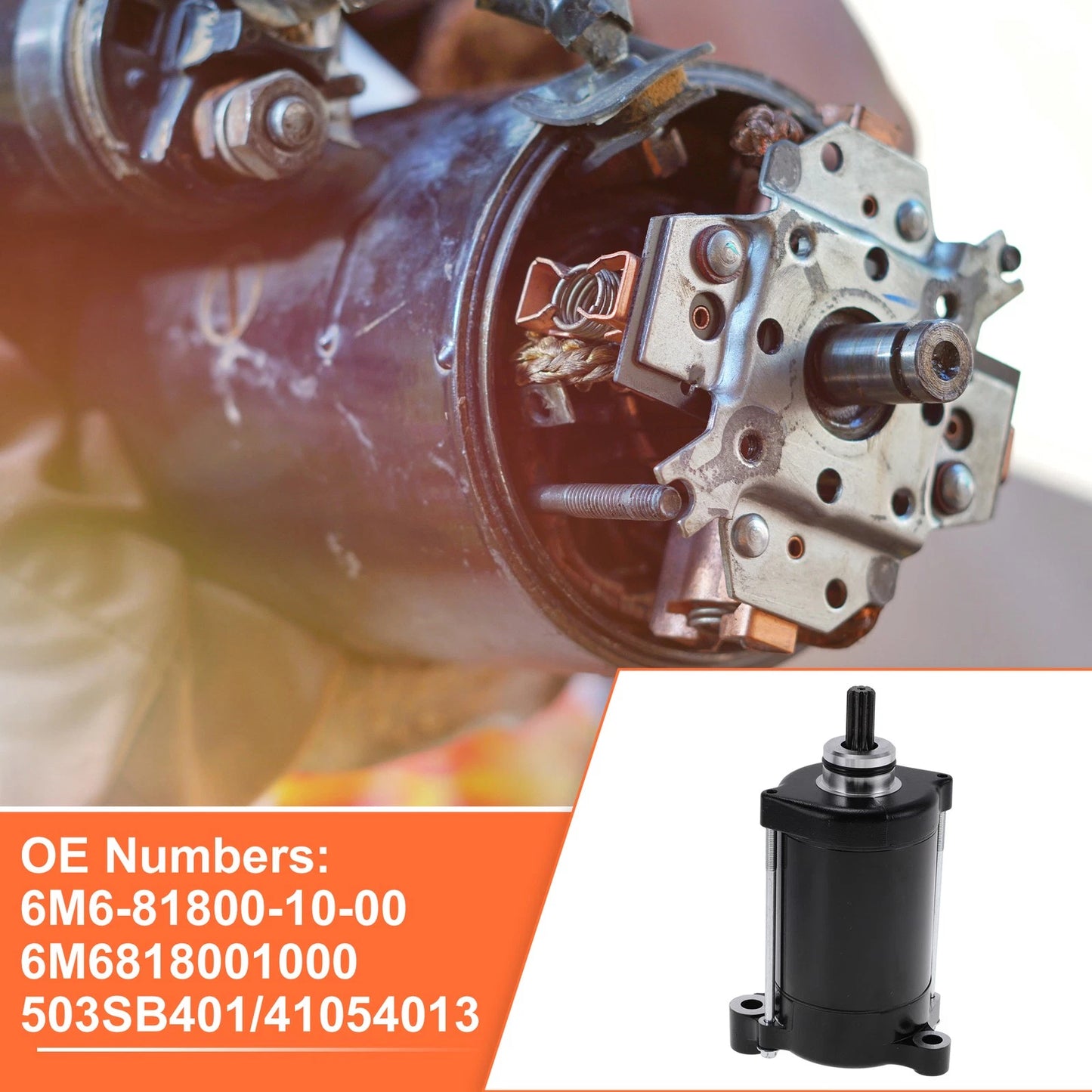 Starter Motor No.6M6-81800-10-00 for Yamaha LX 650 (1991–1993)