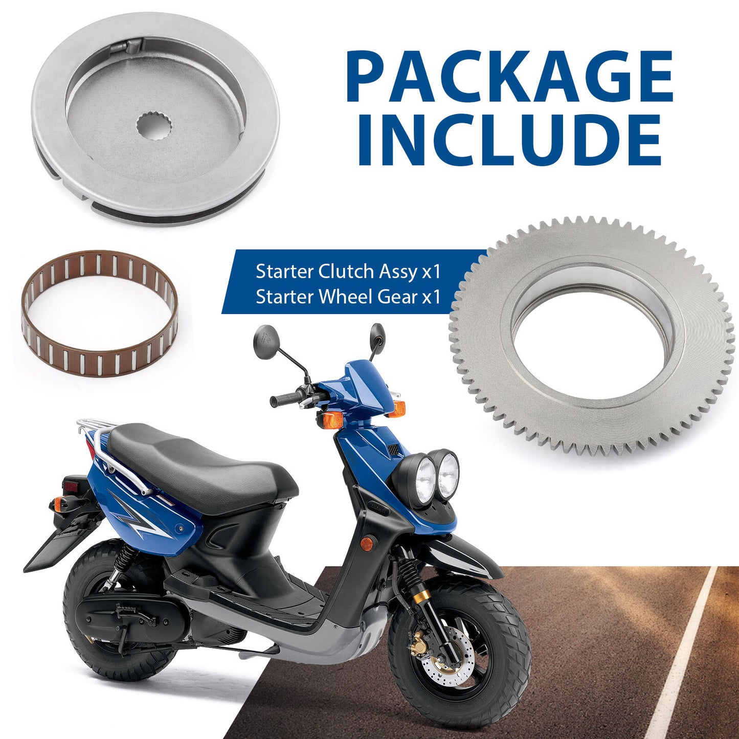 Starter Clutch Assembly for Yamaha Zuma 50 (2002–2005, 2008–2011)