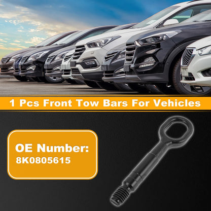 Tow Bars for Audi A1 (2011–2014) Front Tow Hook Metal Black