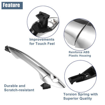 Front Left Outside Door Handle for Hyundai Elantra (2011–2016)