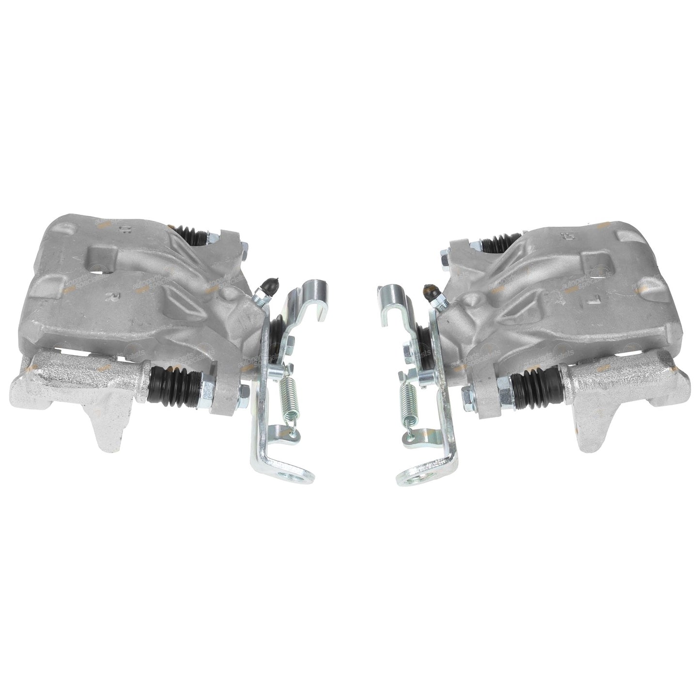Set of 2 Rear Disc Brake Calipers and Pads for Mazda 3 (2014–2019)