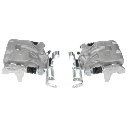 Set of 2 Rear Disc Brake Calipers and Pads for Mazda 3 (2014–2019)