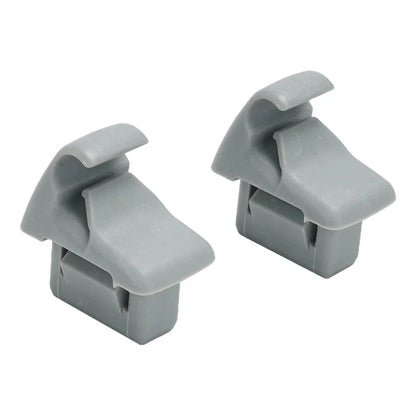 Car Sun Visor Holder Clips Grey for Lancer, Outlander (2007-2017)