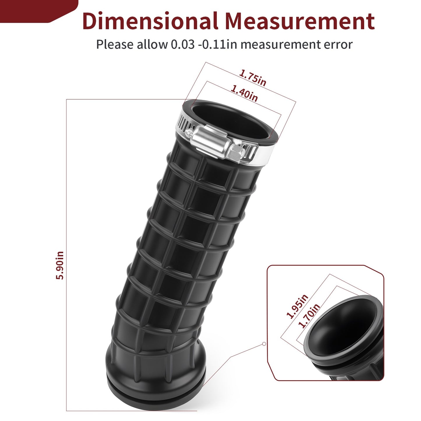 Intake Boot for Yamaha Badger 80 YFM80 (1985–1988)
