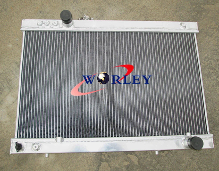 Aluminum Radiator + Fans for Toyota Supra Mark 3 MA70 MA71 3.0L (86-93)