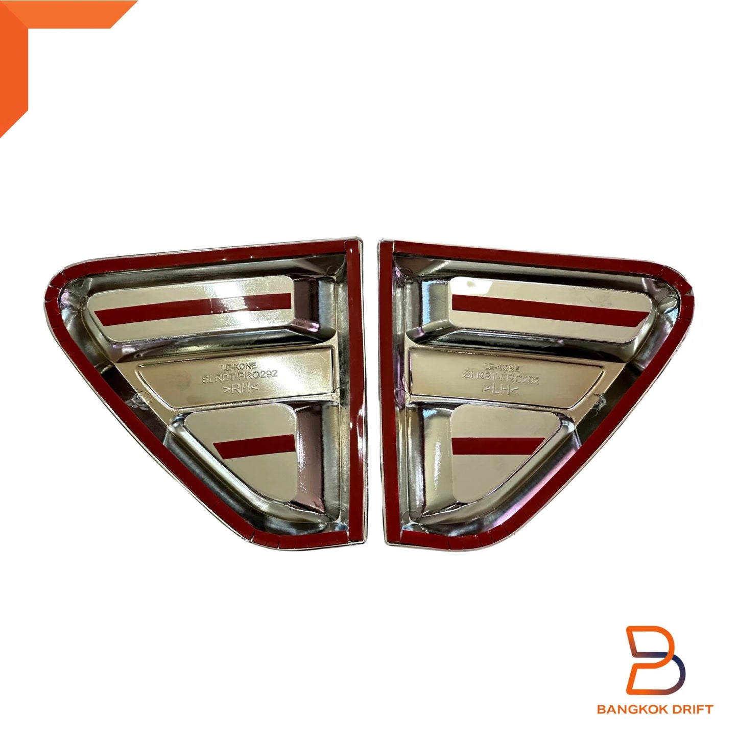 Chrome Side Vent Marker Light Cover for Mazda BT-50 Pickup Ute (12-19)