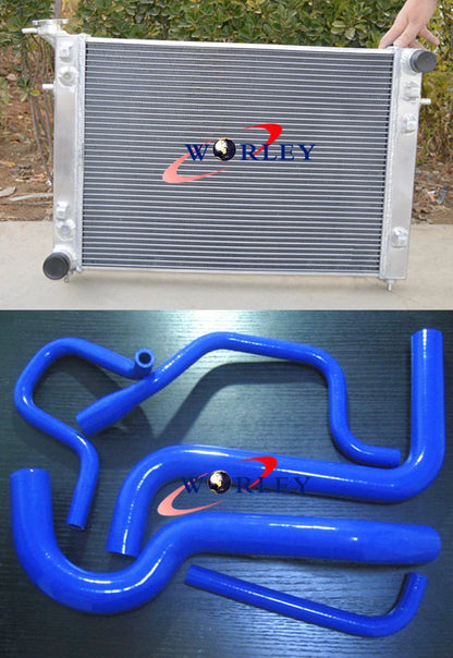 3 Row Alloy Aluminum Radiator & Hose for Holden Commodore VN-VS V6 3.8L
