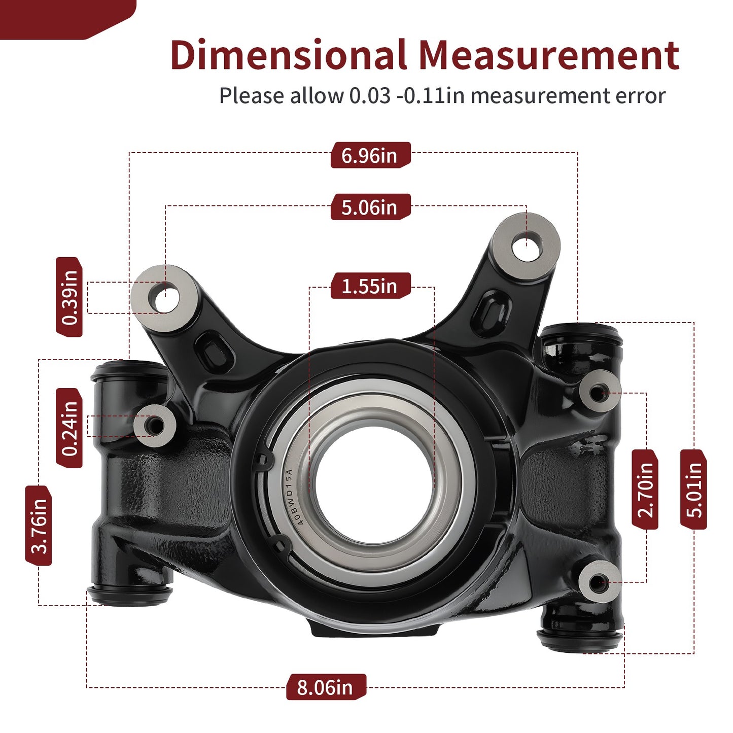 Rear Right Knuckle Kit for Honda Pioneer 1000 (2016–2024)