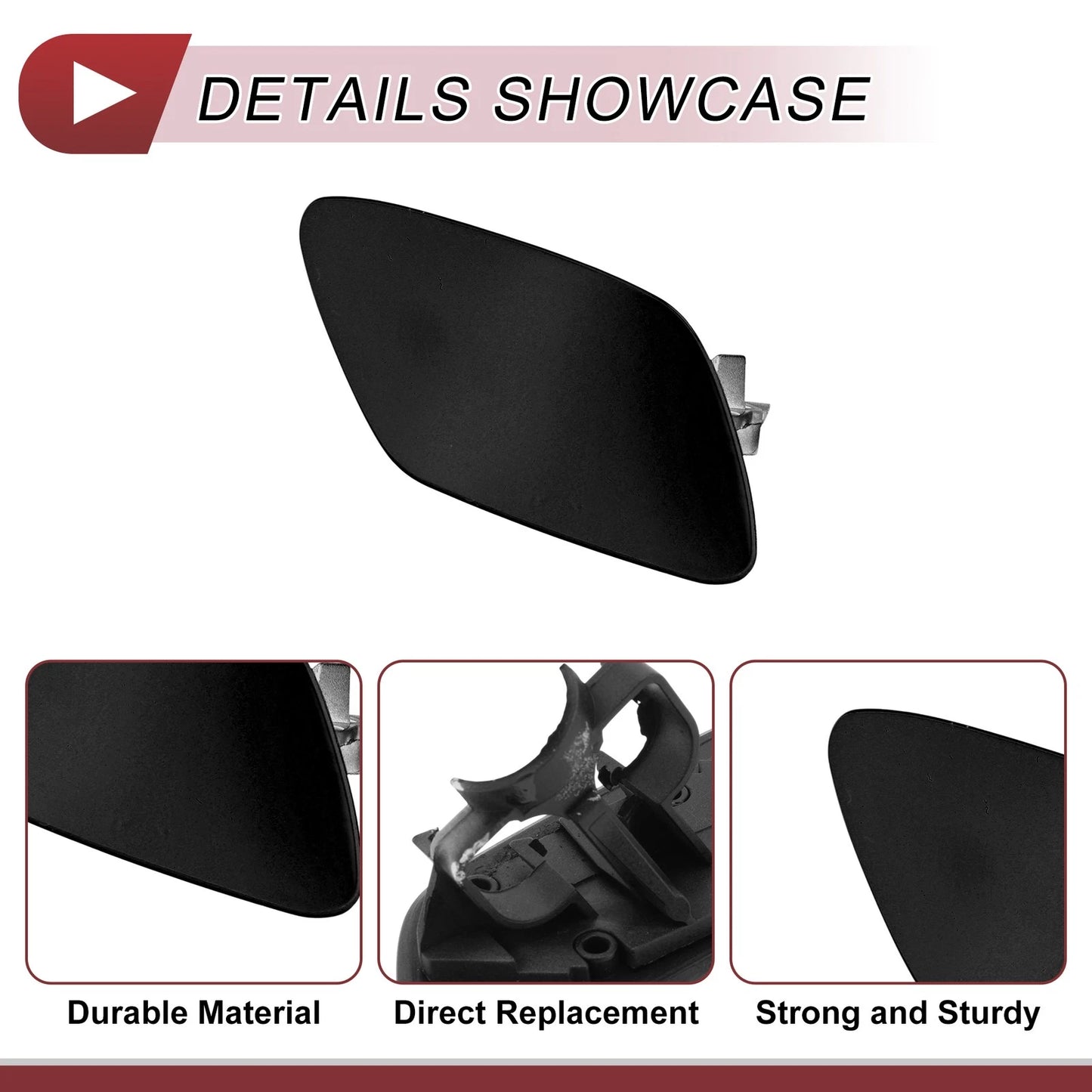 Bumper Headlight Washer Nozzle Cover Cap No. 51117231080 for BMW Z4 (2009–2016)