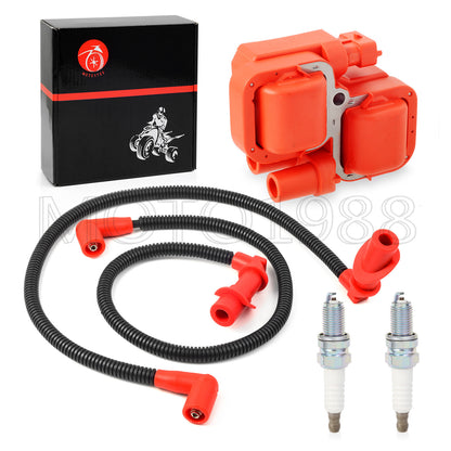 Ignition Coil & Spark Plug Cap for Polaris RZR S 4 800 EFI (2008–2010)