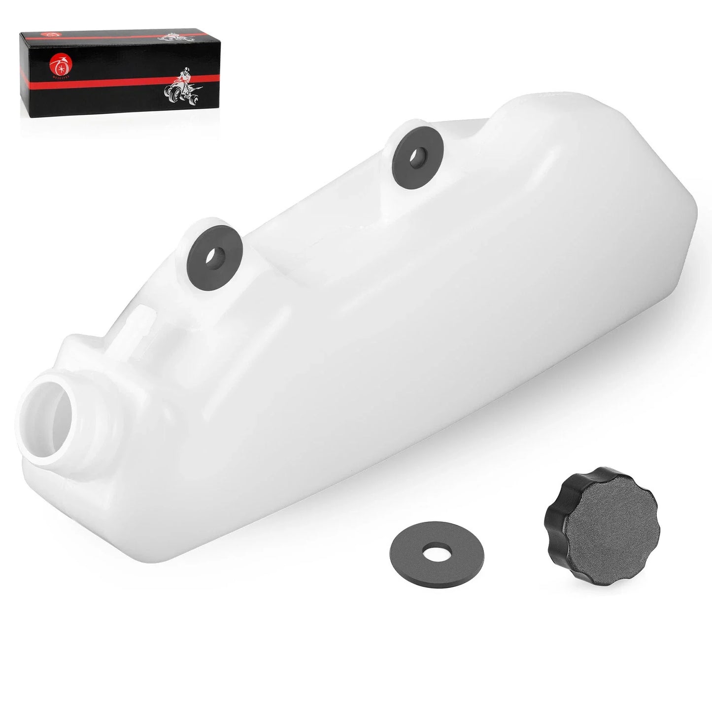 Coolant Reservoir Overflow Tank & Cap for Yamaha Rhino (2004–2012)