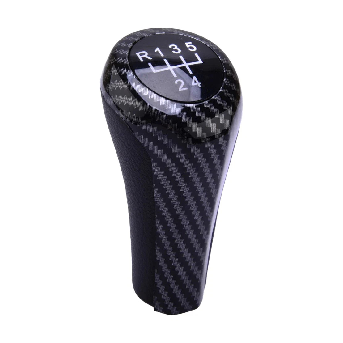 Carbon Fiber 5 Speed Manual Gear Knob for BMW 1 3 5 Series X1 X3 (2004-2023)
