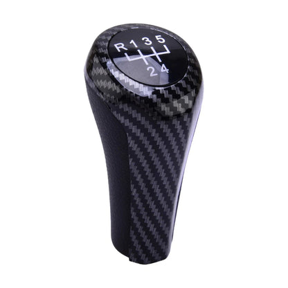 Carbon Fiber 5 Speed Manual Gear Knob for BMW 1 3 5 Series X1 X3 (2004-2023)