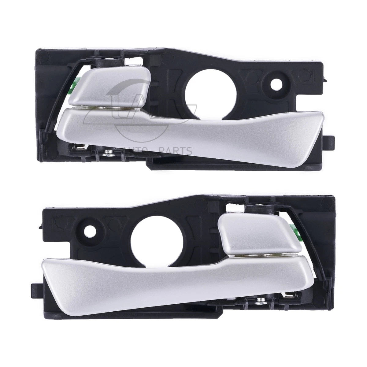 Set of 2 Inner Door Handles for Hyundai Accent RB (2011–2019) Silver
