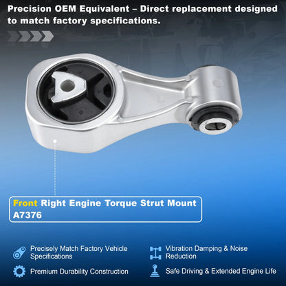 Front Right Engine Torque Strut Mount A7376 for Nissan Sentra (2013–2019)