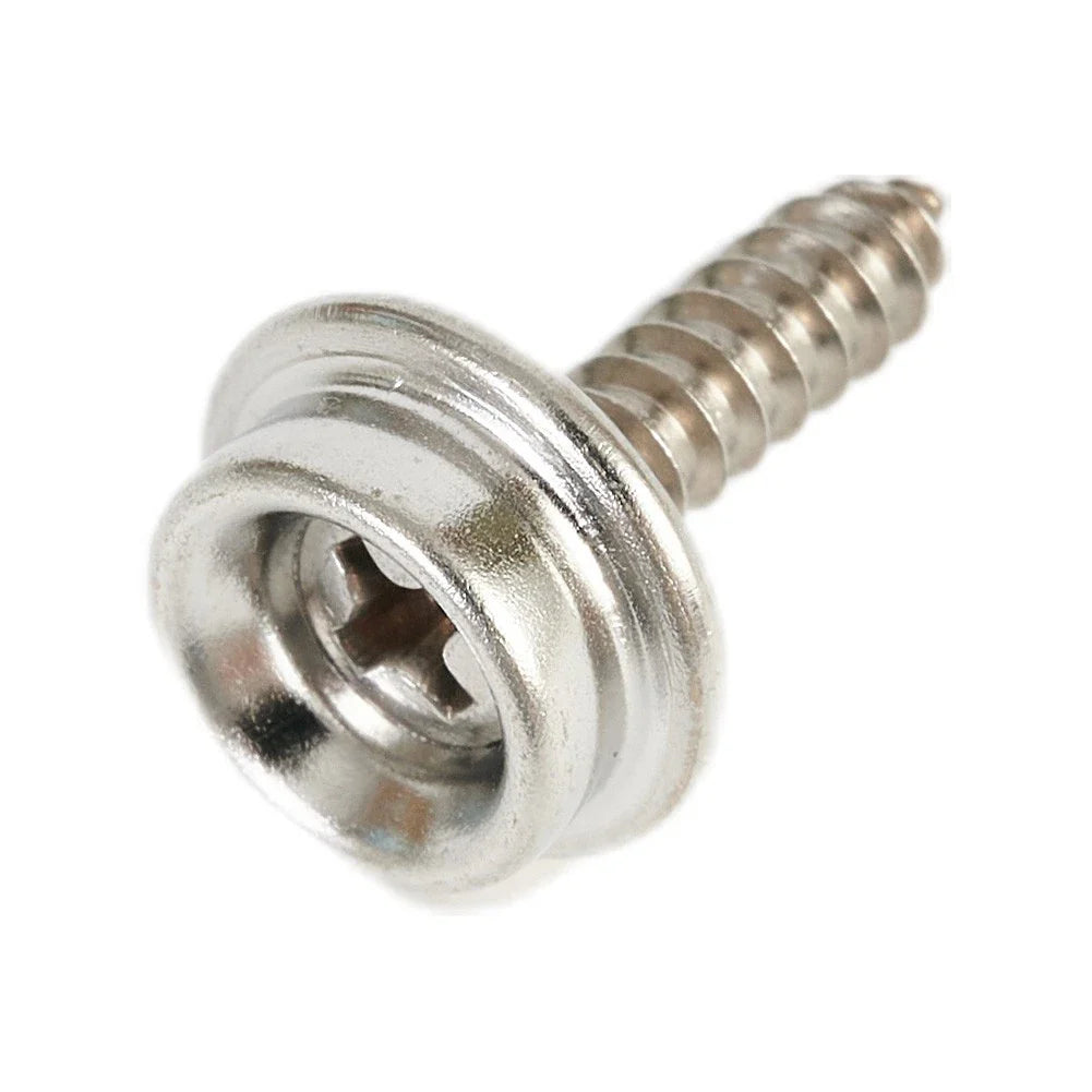 30pcs Screw Kit Snap Fastener Stainless Steel