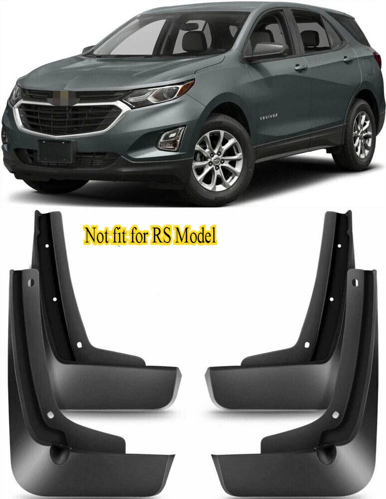 4 x Splash Guards Mud Flaps Fender for Chevrolet Equinox (2019–2024)